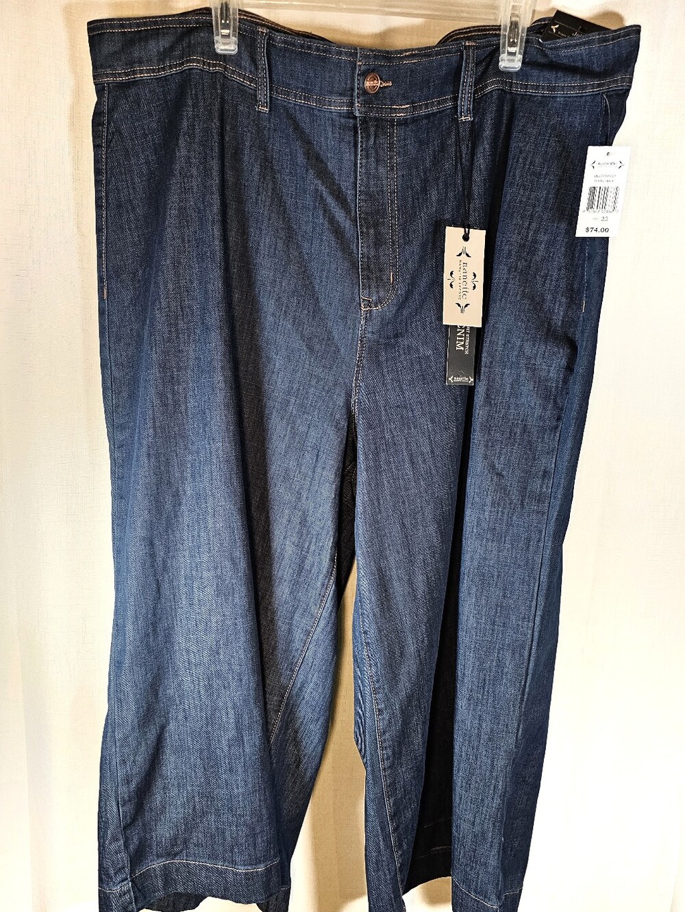 Nanette Lepore 22 High Rise Wide Crop Pants